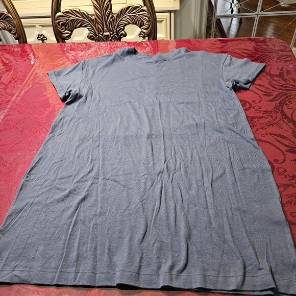Time And Tru Womens Crewneck T-Shirt XL (16-18) Gray Beach Cover Up Tunic NWOT - Picture 3 of 8